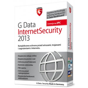G Data InternetSecurity 2013 na 2 PC